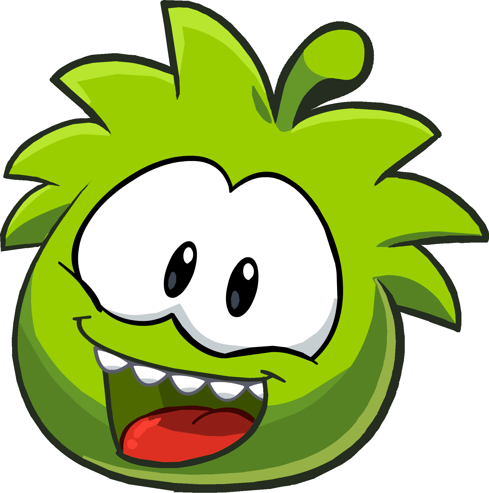 Puffle Om Nom - Puffle Transparent Clipart (1863x1880), Png Download