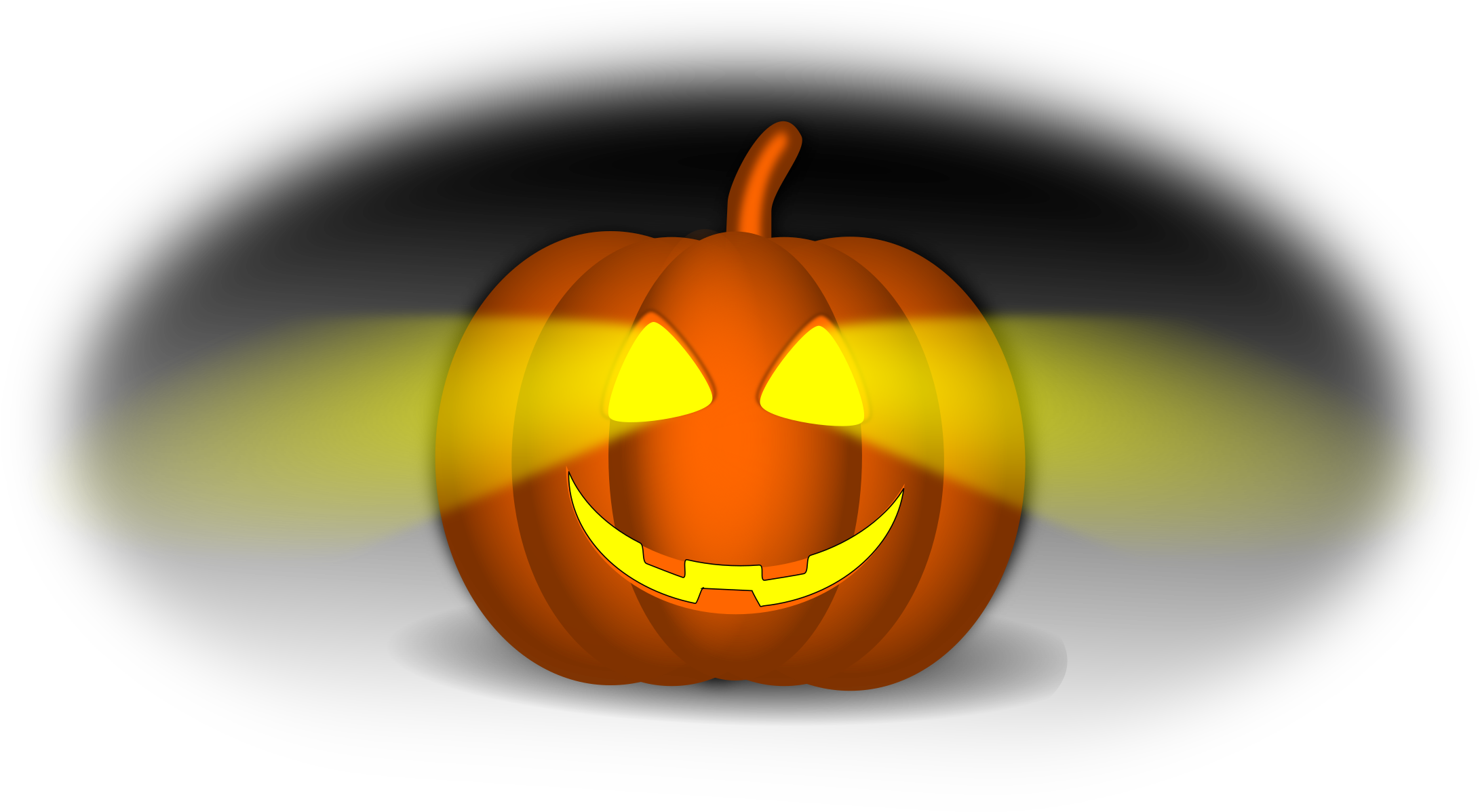 This Free Icons Png Design Of Halloween Pumpkin Clipart (2400x1279), Png Download
