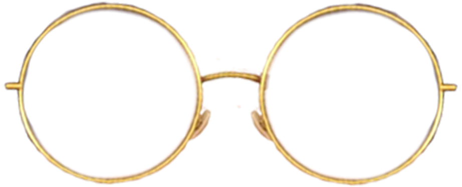 Glasses Sticker - Circle Clipart (1024x1024), Png Download