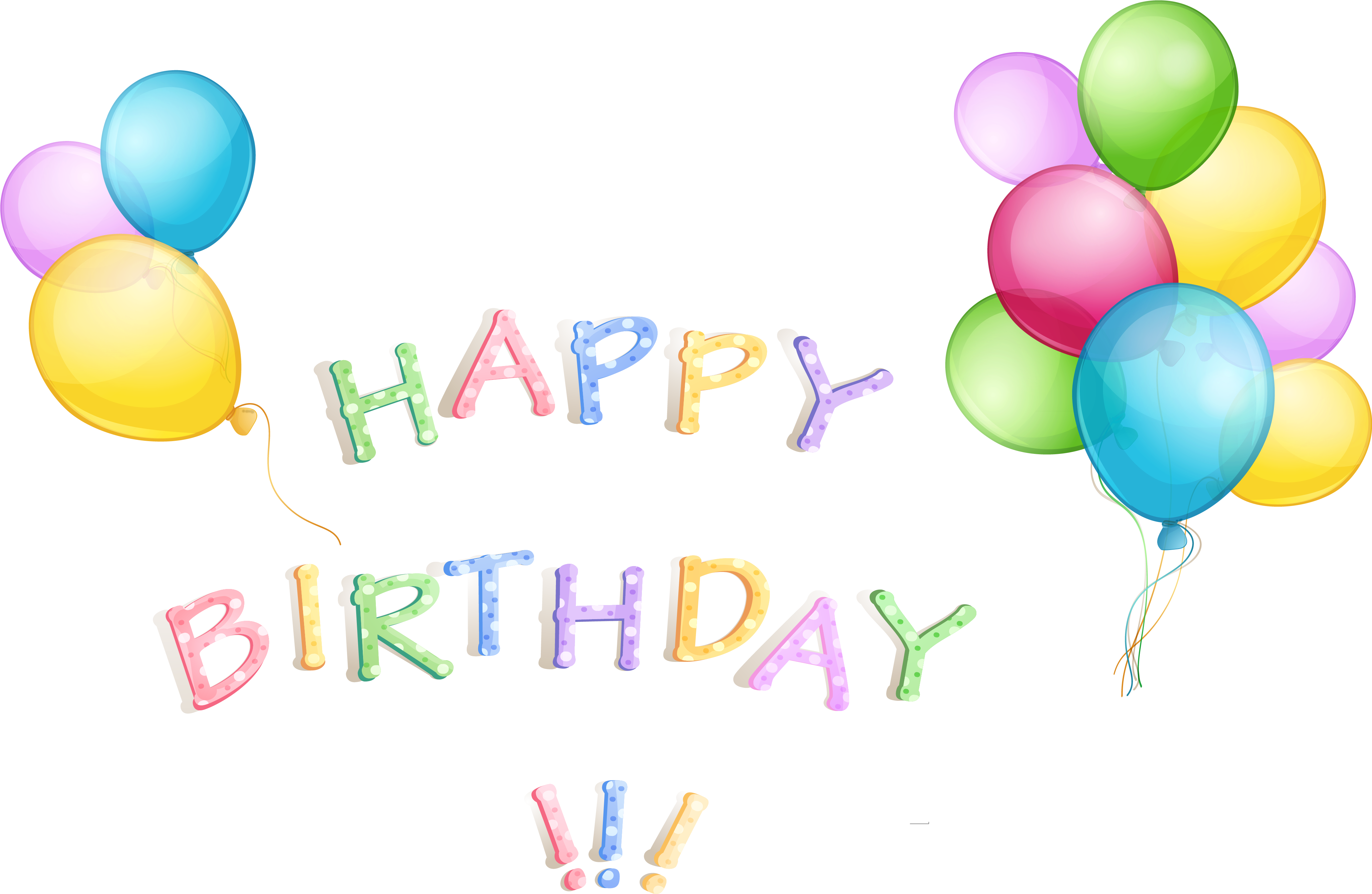 Picture Black And White Stock Birthday Transparent - Balloon Clipart (4518x3269), Png Download