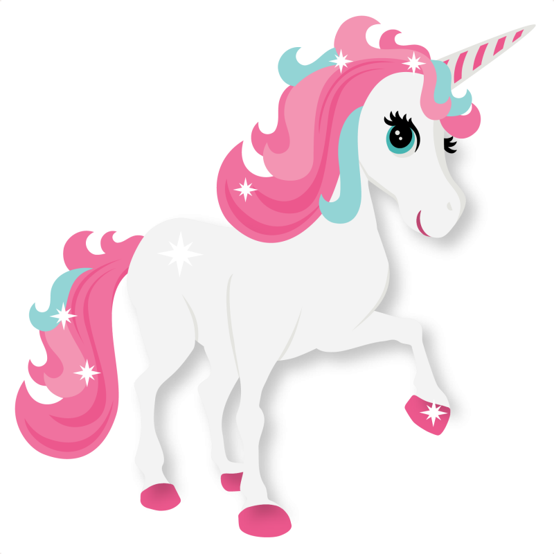 Unicorn Download Png Image - Cute Unicorn Clipart Svg Transparent Png (800x800), Png Download