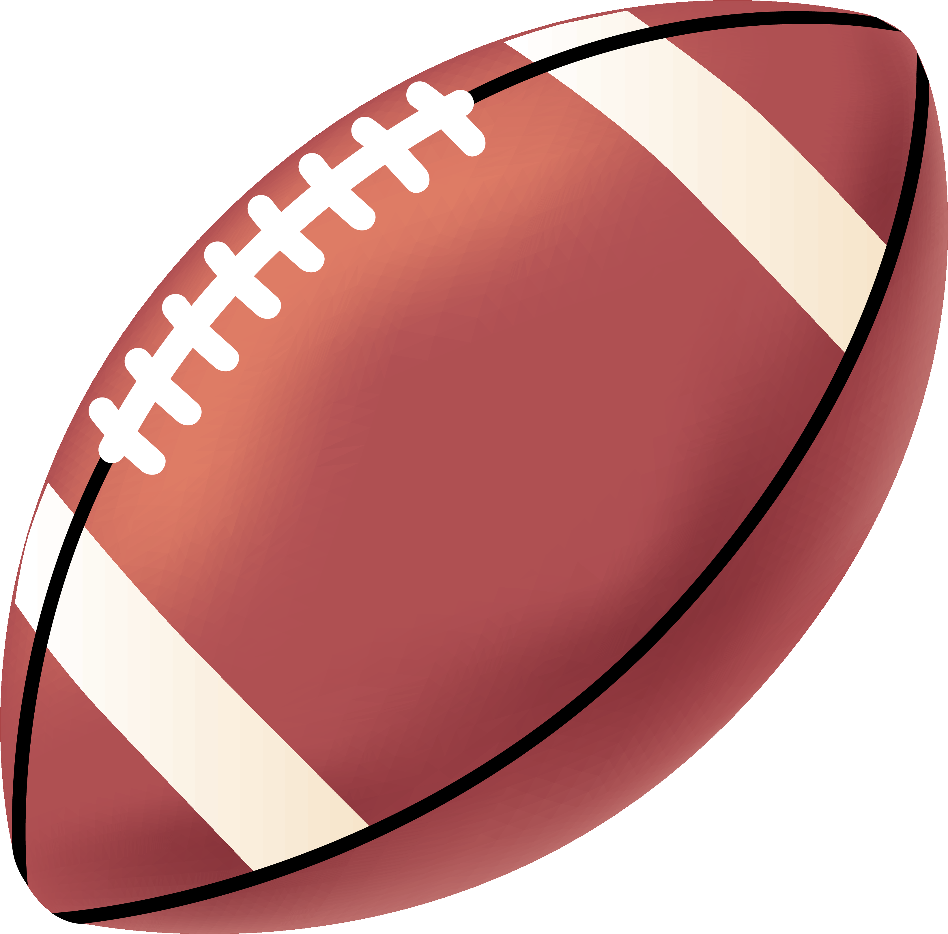 Football Clip - Football Free Clip Art - Png Download (3300x3237), Png Download