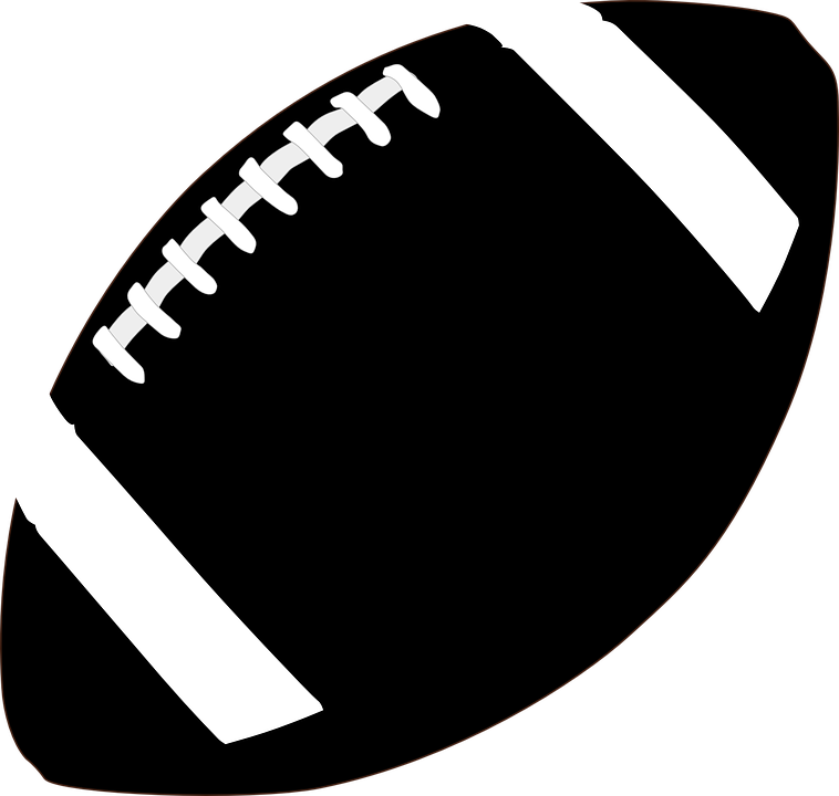 Black And White Football Png Transparent Image - Football Clipart Black (758x720), Png Download