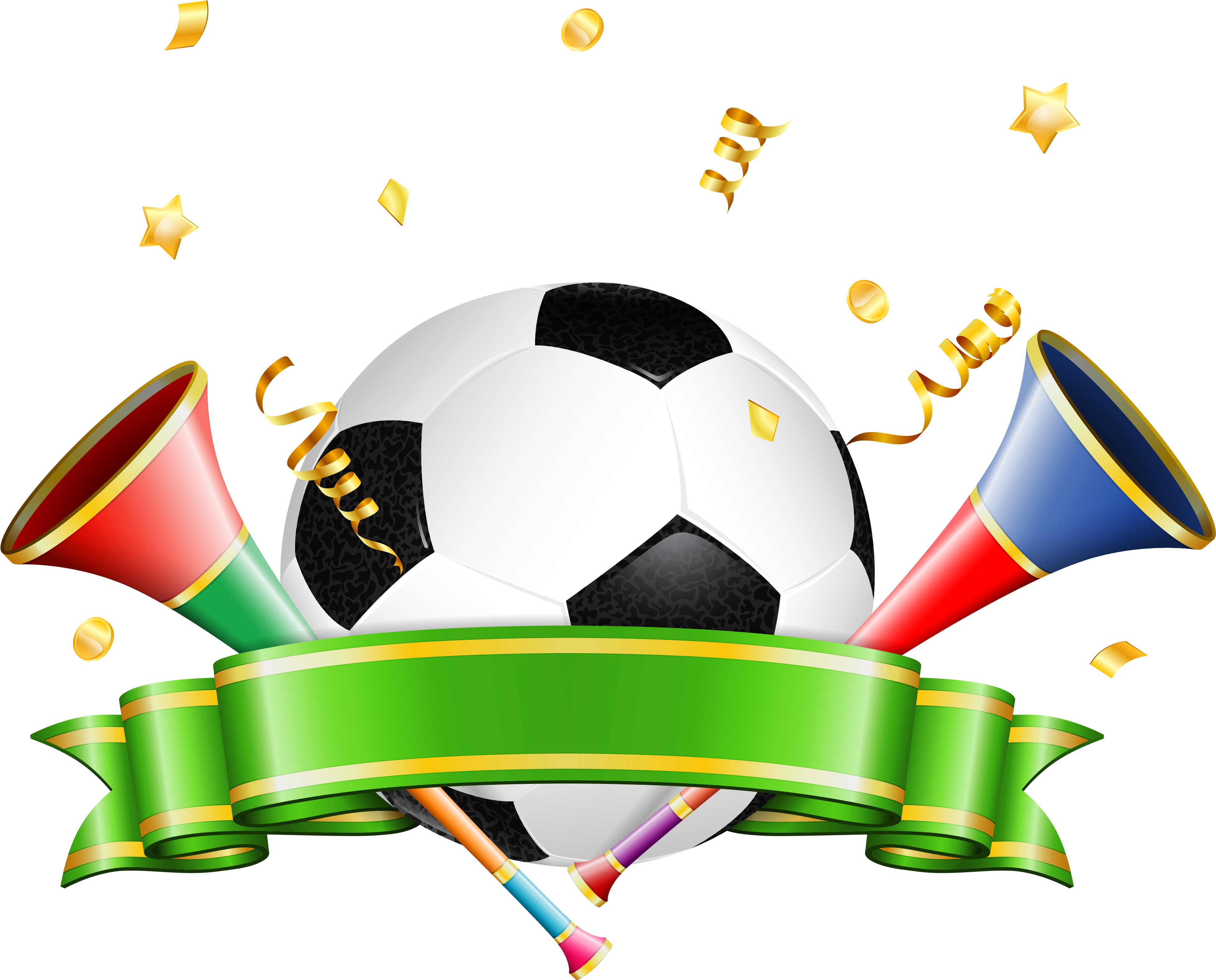 Football Decoration Transparent Png Clipart - Oitavas De Final Copa 2014 (4204x3354), Png Download