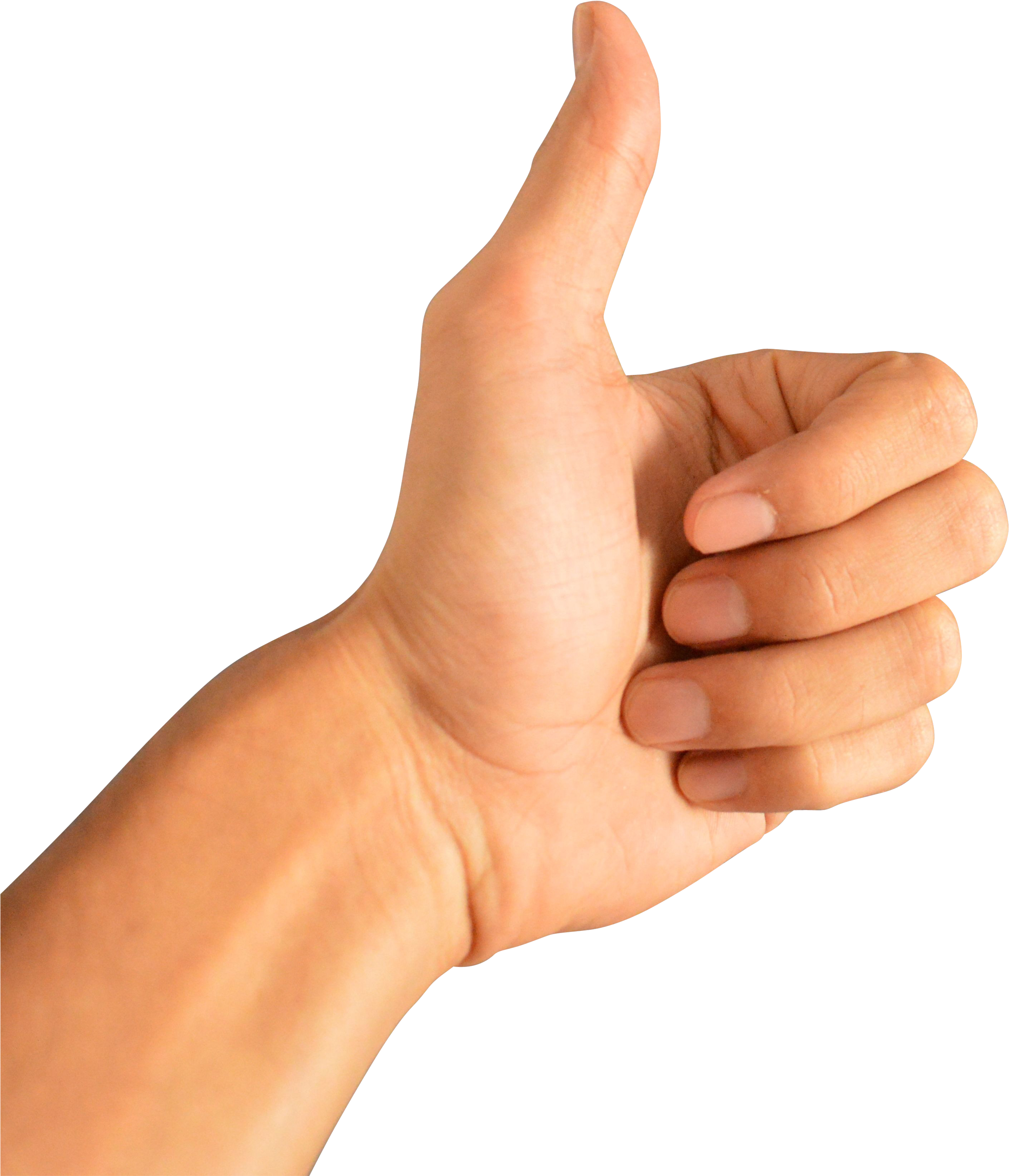 Thumbs Up - Sign Language Clipart (4587x3736), Png Download
