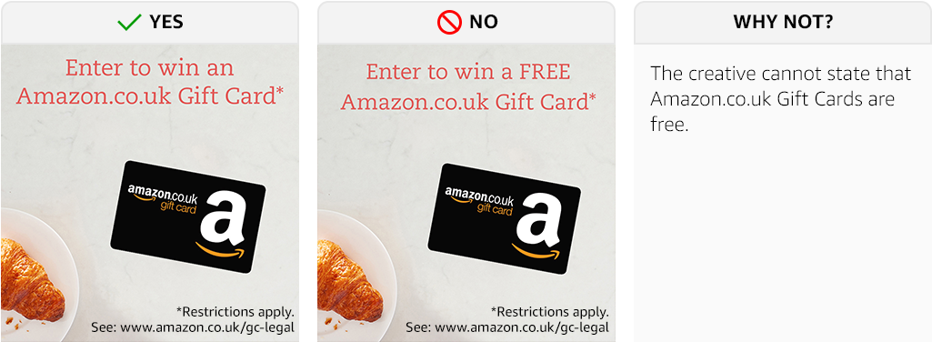 No Statements Can Refer To The Gift Card As “free”, - Amazon.com, Inc. Clipart (1500x375), Png Download