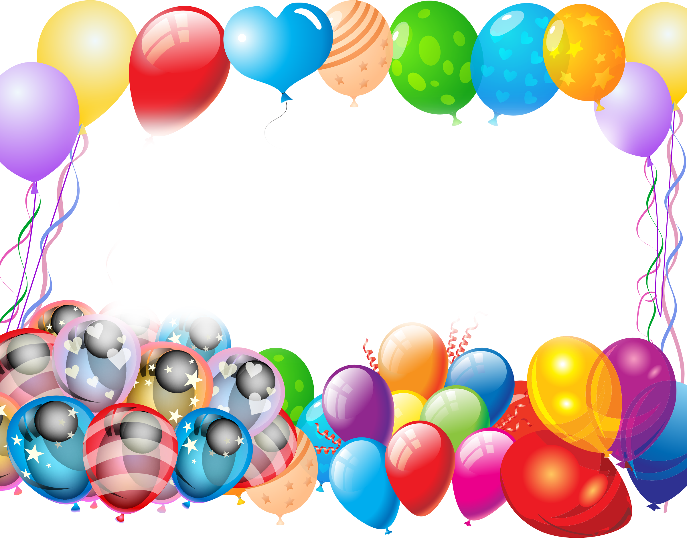 2400 X 1878 5 - Balloons Png Clipart (2400x1878), Png Download