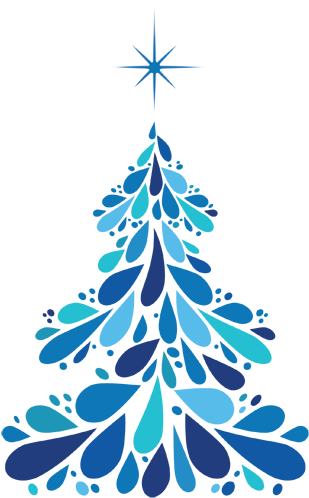 600 X 600 43 - Christmas Tree Clipart Blue - Png Download (600x600), Png Download