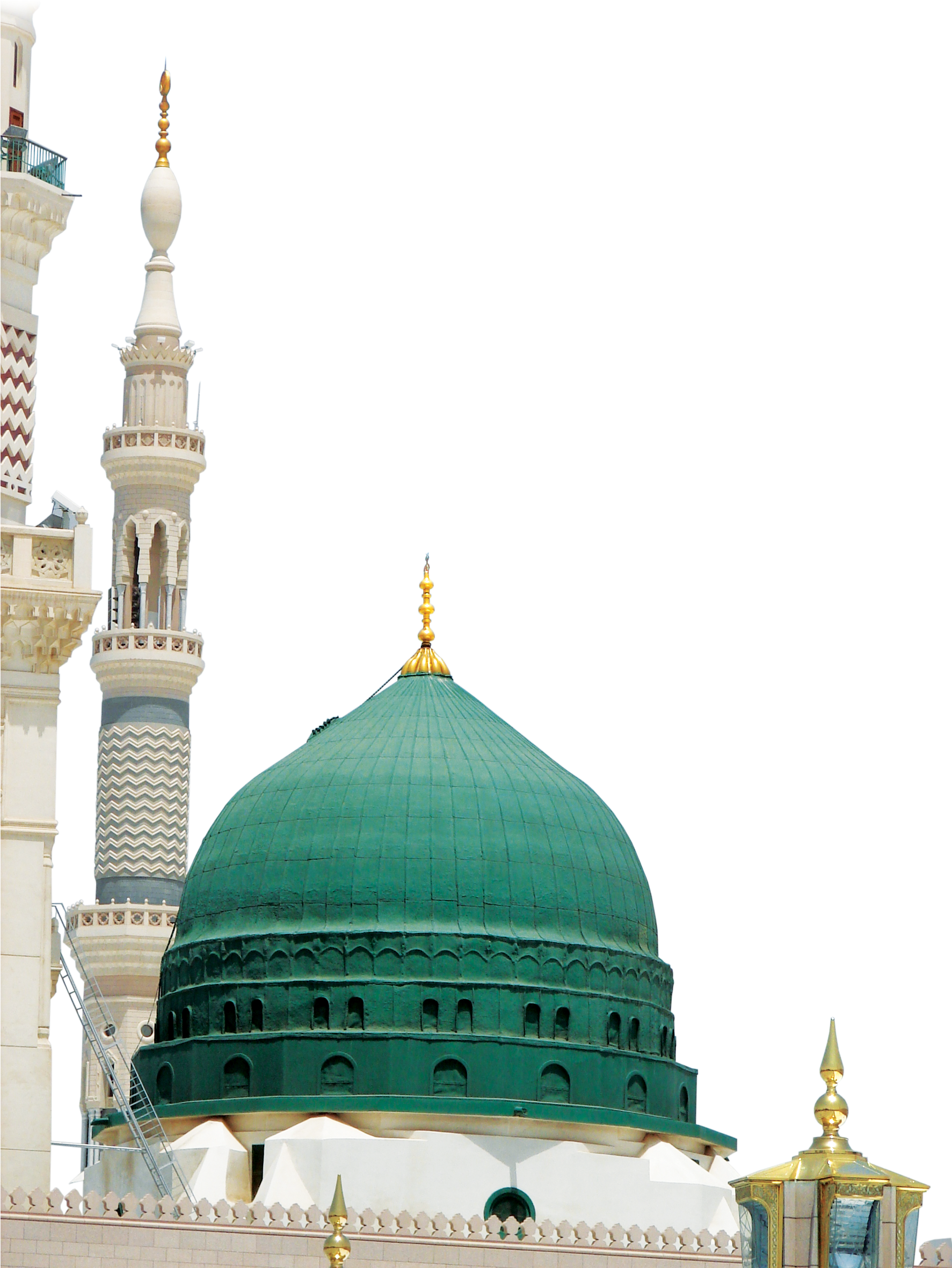 Mosque Png Free - Kubah Masjid Nabawi Png Clipart (1835x2420), Png Download