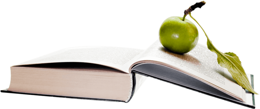 Free Png Apple On Book Png Images Transparent - Apple Book Png Clipart (850x389), Png Download