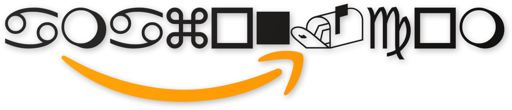 Amazon Logo In Wingdings - Calligraphy Clipart (1200x450), Png Download
