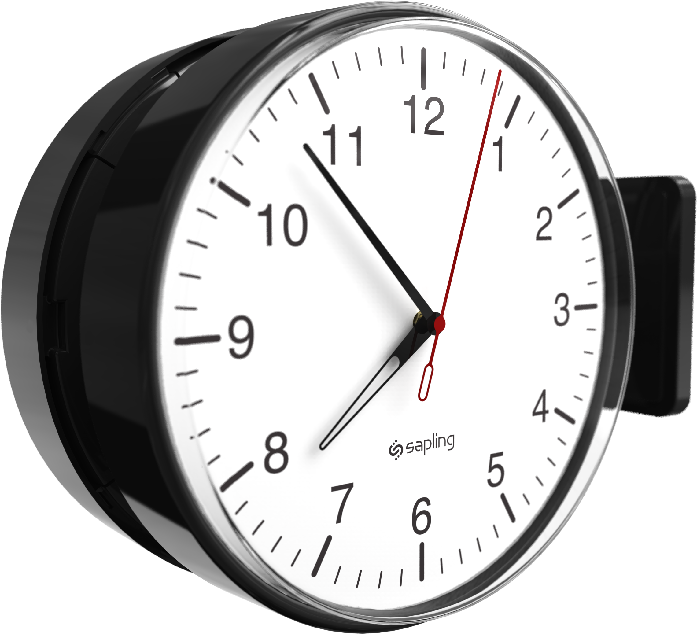 Round Analogue Clock Full Product View Noholews - Wall Clock Clipart (3543x3543), Png Download