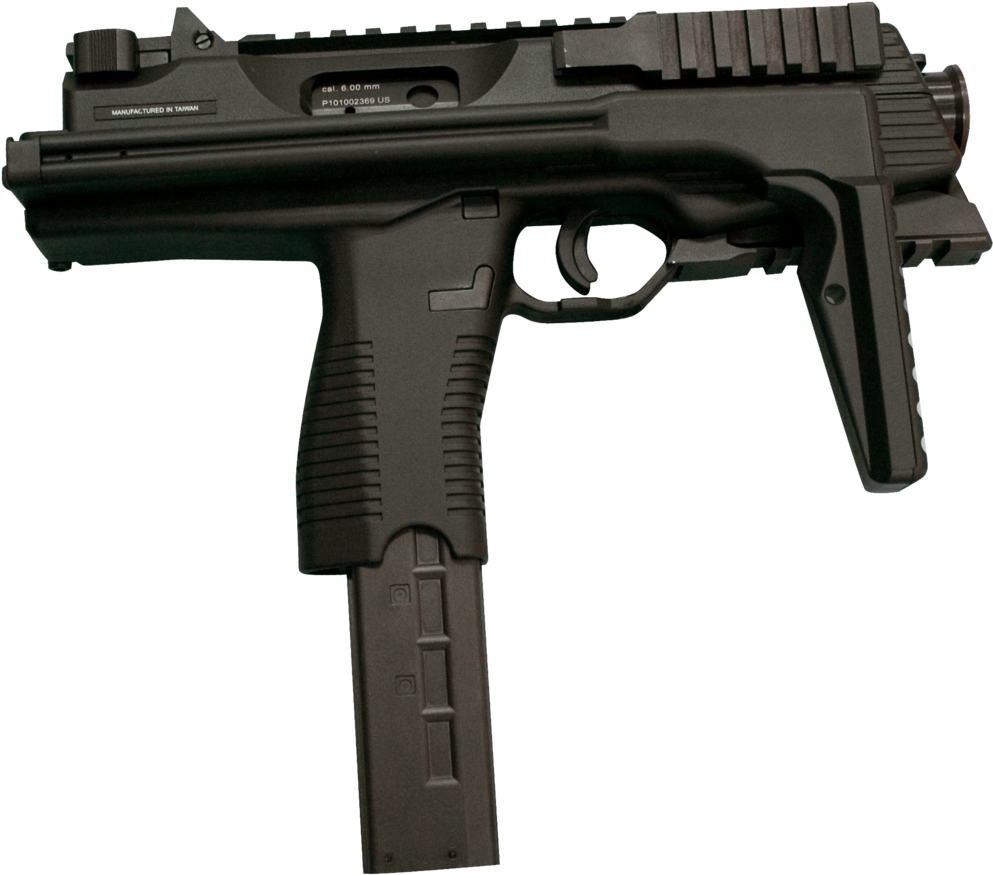 Black Machine Gun - Firearm Clipart (1000x1000), Png Download