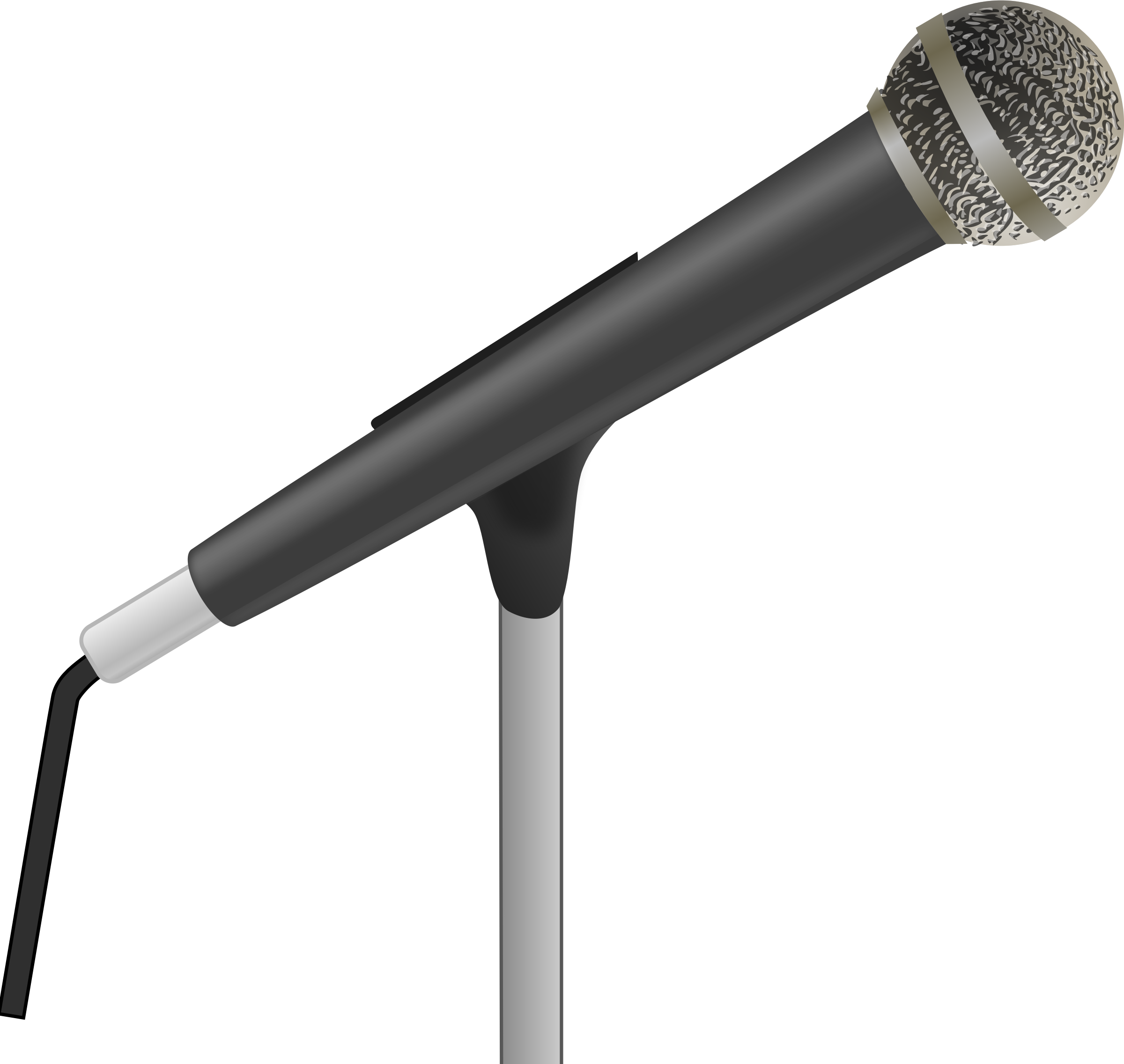 Microphone Png Picture - Microphone Clip Art Transparent Background (2400x2273), Png Download