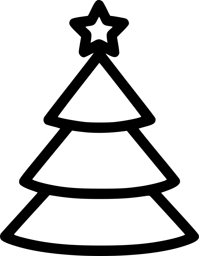 Christmas Tree Comments - Christmas Tree Icon Png Clipart (762x980), Png Download