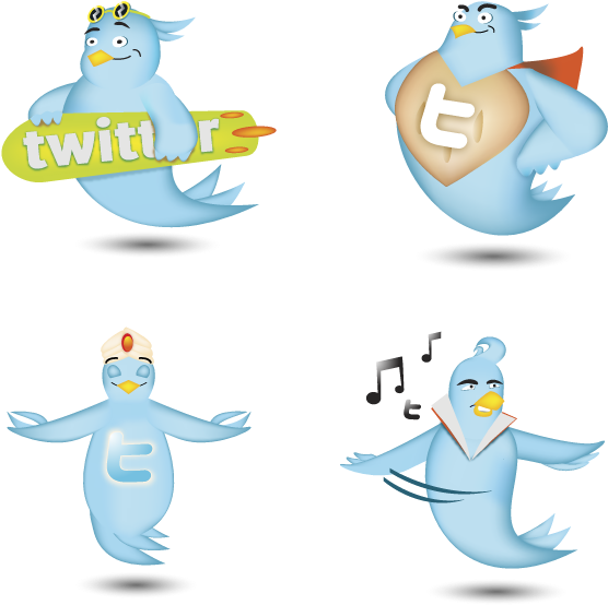 Free Vector Twitter Icon Ai And Png Formats - Portable Network Graphics Clipart (650x600), Png Download