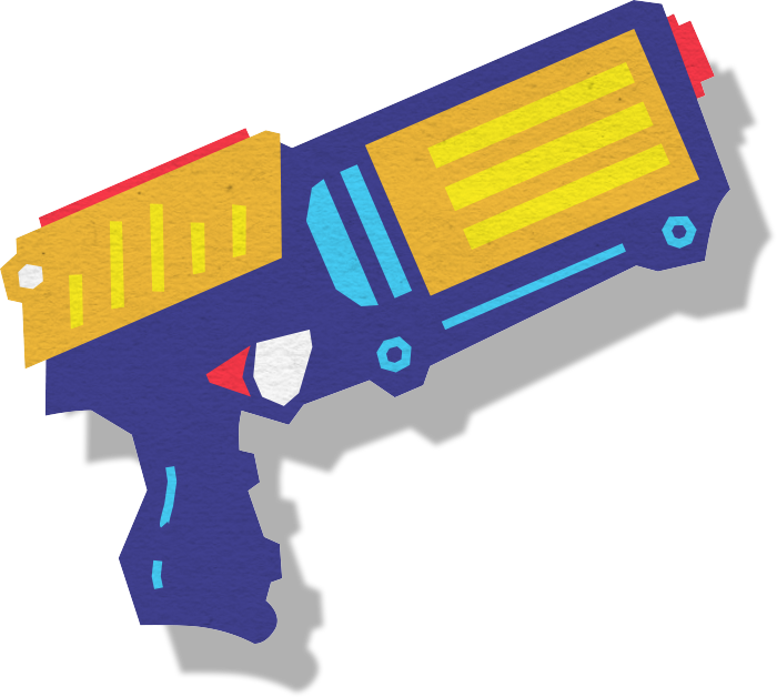 Nerf Gun Clipart Royalty - Nerf Gun Clipart Png Transparent Png (700x628), Png Download