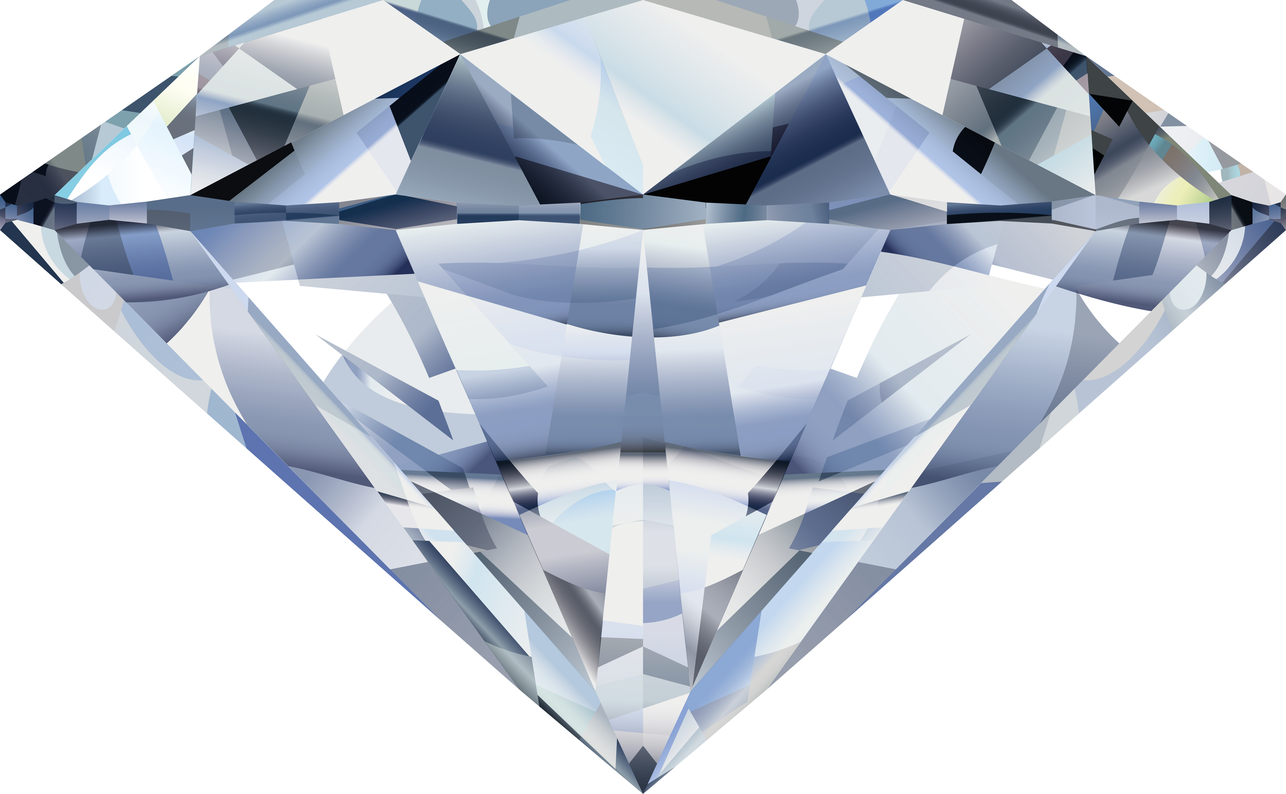 Brilliant Diamond Clipart (4244x2621), Png Download