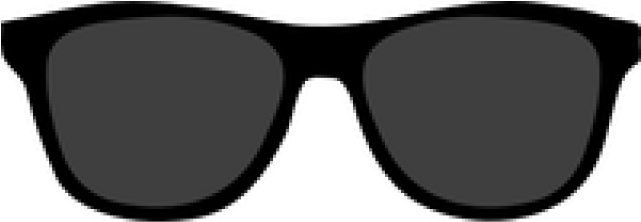 Sunglasses Black And White Clipart (640x480), Png Download