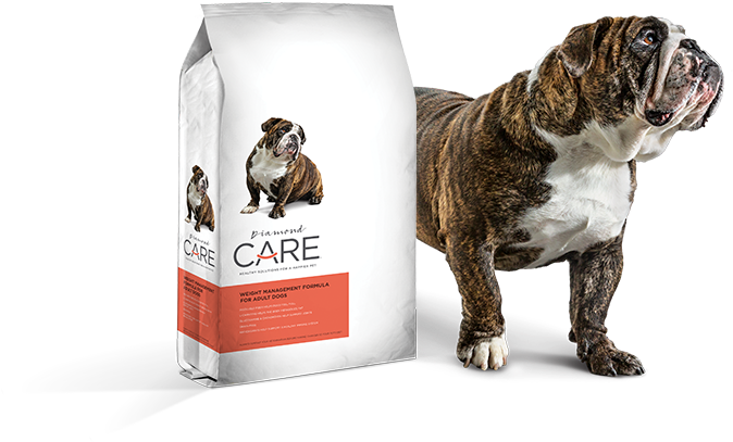 Grain-free Dog Food For Weight Management - Diamond Care Weight Management Dog Clipart (800x750), Png Download