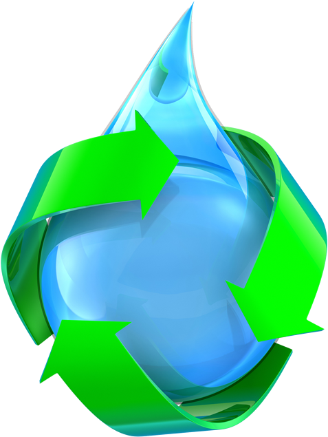 Serrano Irrigation - Recycled Water - Recycle Water Symbol Clipart (576x720), Png Download