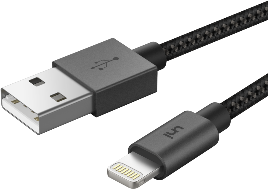 Usb-a To Lightning Cable Nylon Braided [apple Mfi Certified] - Mfi Program Clipart (1000x1000), Png Download