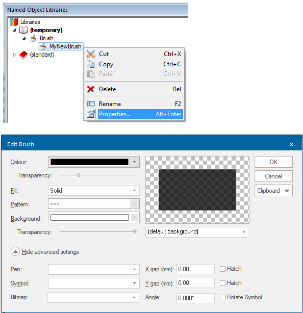 See 'edit Brush' Dialog Parameters For Full Details - Computer Icon Clipart (594x614), Png Download