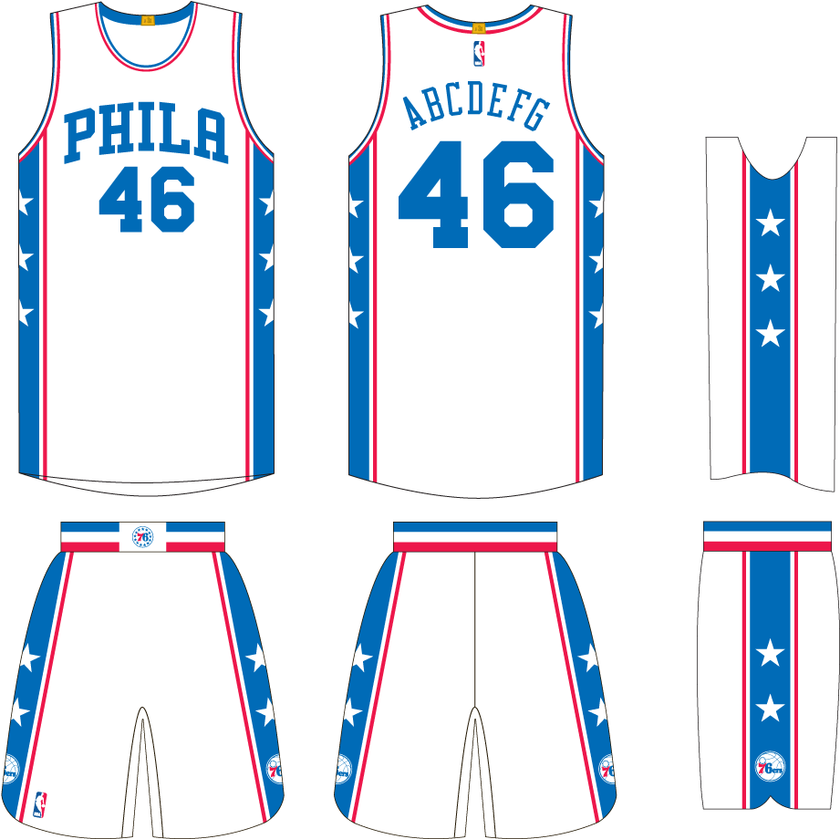 Here's A Sixers Jersey Mockup Based On Confirmed Leaks - 76ers Jersey 2015 Clipart (921x920), Png Download