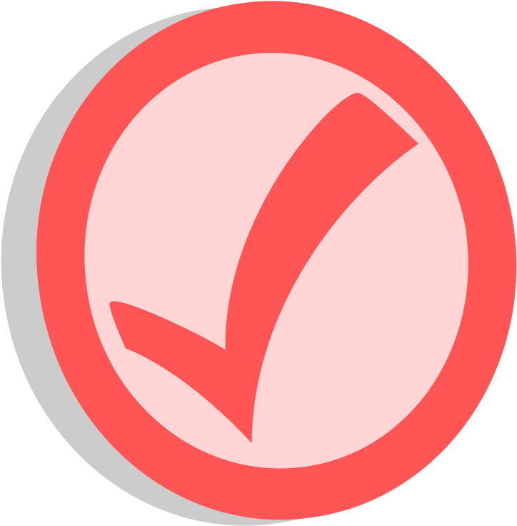 Symbol Confirmed Red - Down Steal This Album Clipart (747x768), Png Download