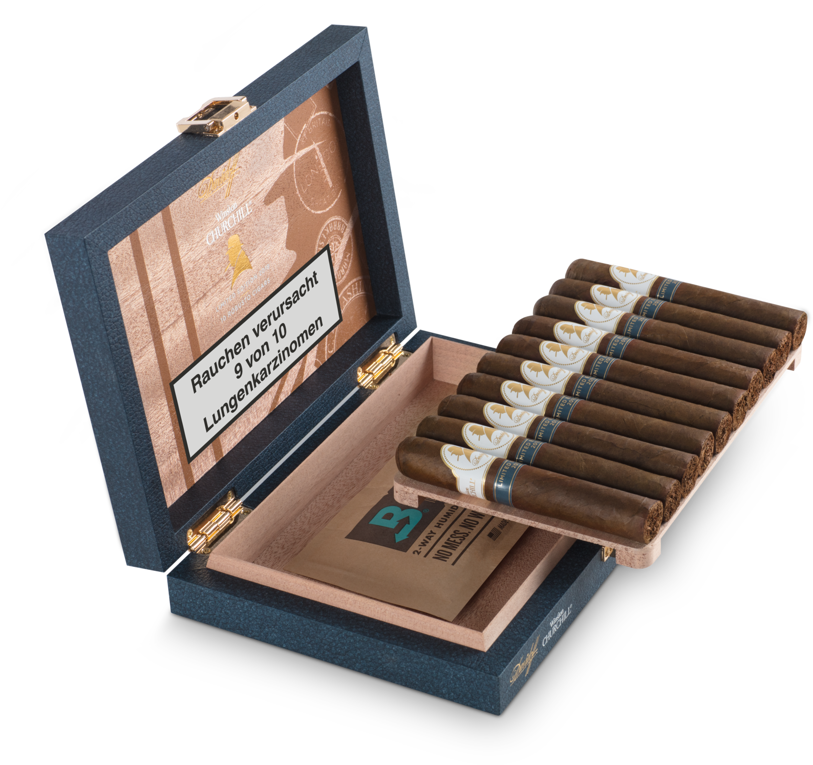 The Robusto Is Limited To 8,000 Boxes Of 10 Cigars, - Davidoff Limited Edition 2019 Clipart (2000x2000), Png Download