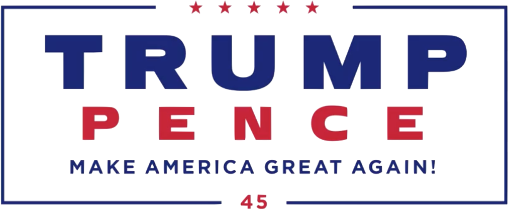 Donald Trump 2020 Presidential Campaign - Trump Pence Logo Font Clipart (1028x415), Png Download