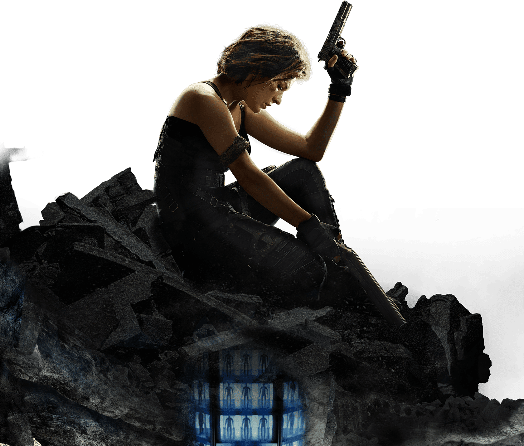 A - Resident Evil Blu Ray 4k Clipart (1680x1430), Png Download