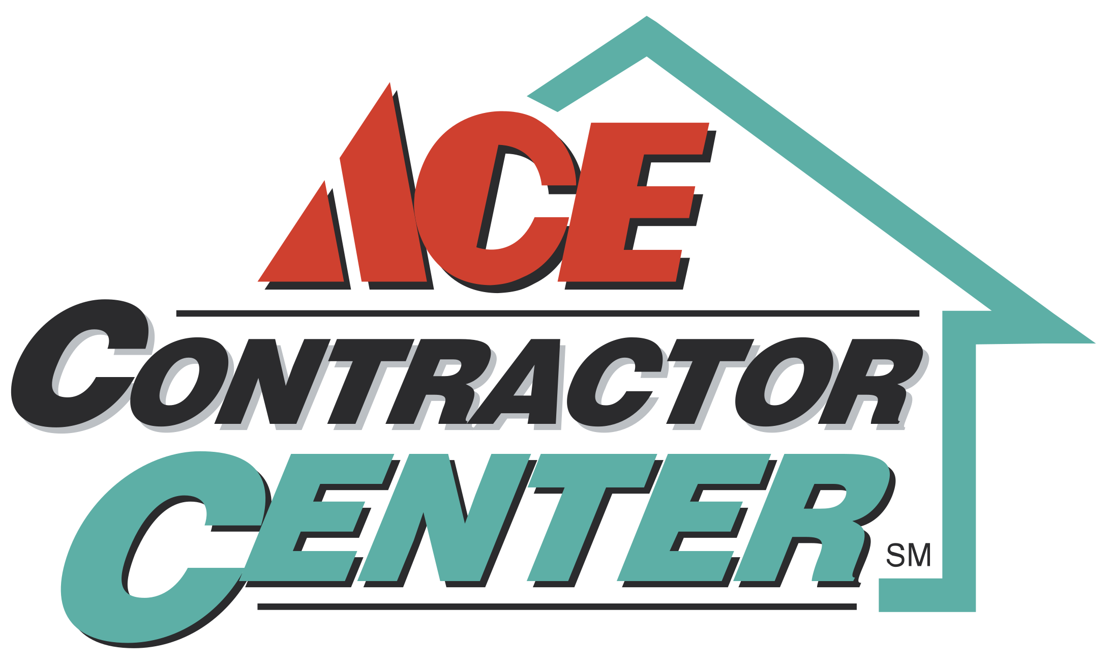 Ace Contractor Center Logo Png Transparent - Sign Clipart (2191x1301), Png Download