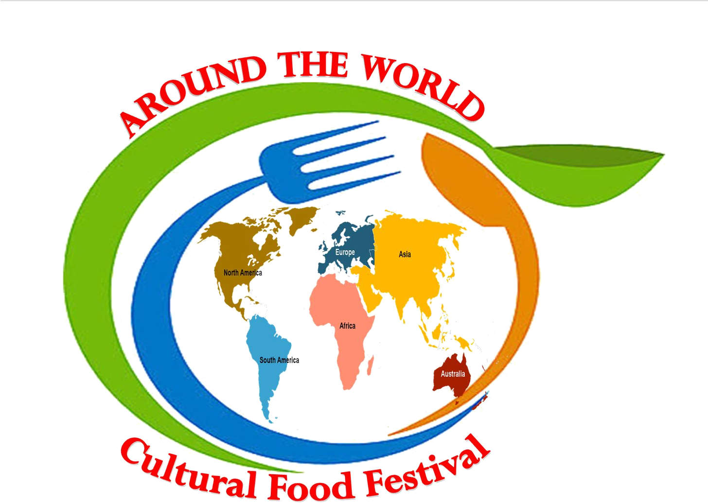 Around The World Cultural Food Festival - Around The World Food Festival Clipart (1456x1125), Png Download