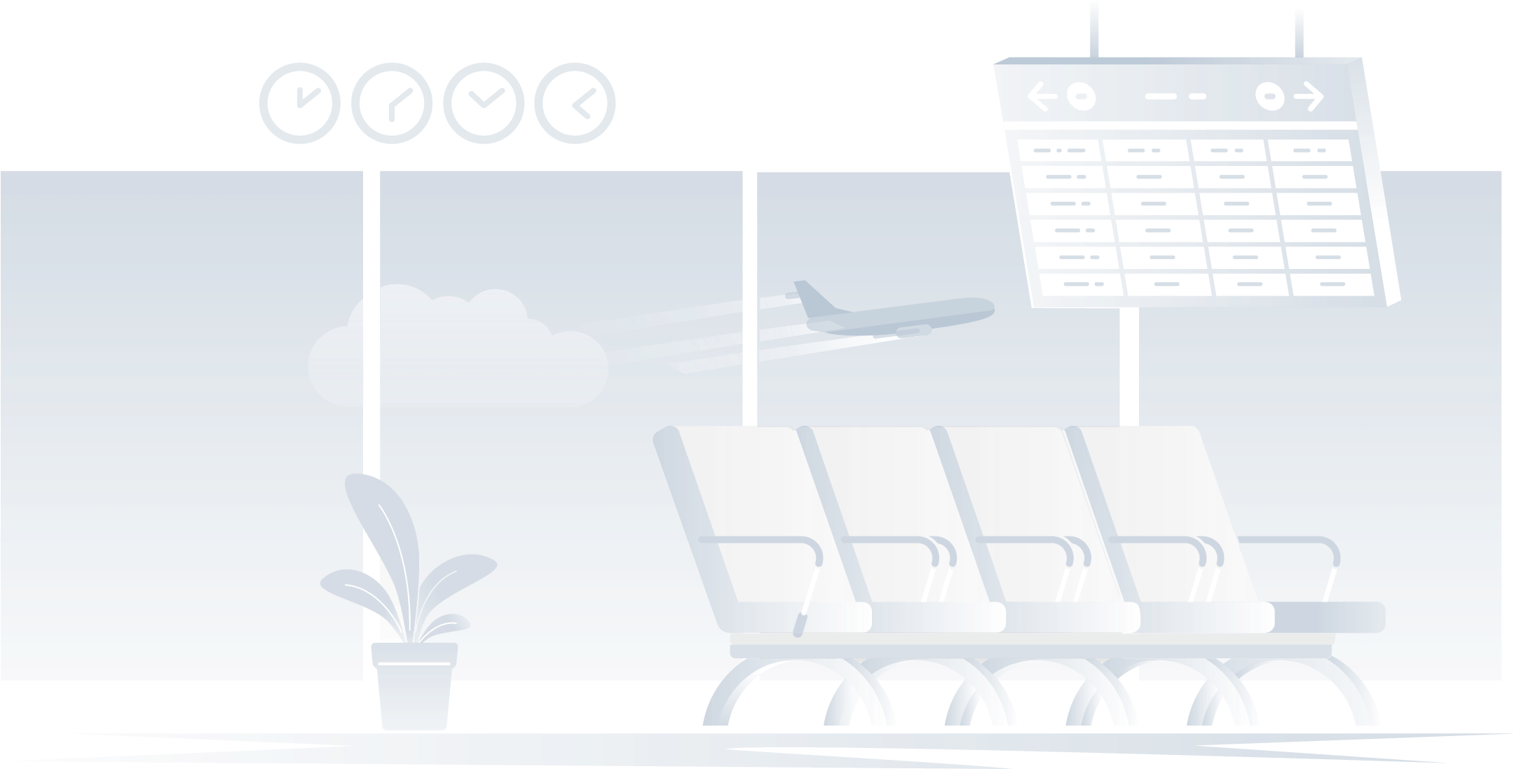 Placeholder-airport - Chair Clipart (2200x1300), Png Download