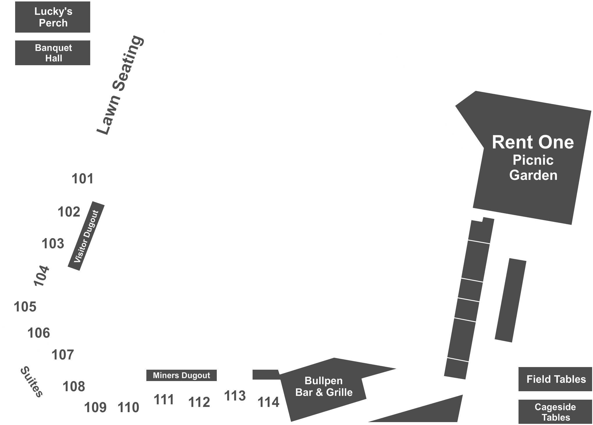 Usssa Pride Tickets At Rent One Park Sun, Jun 9, 2019 - Si Miners Seating Chart Clipart (2100x1540), Png Download