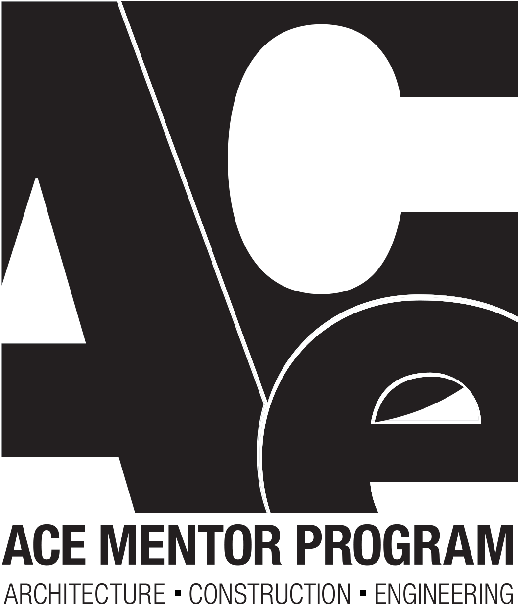 Vertical Black Logo - Ace Mentor Clipart (1224x1296), Png Download