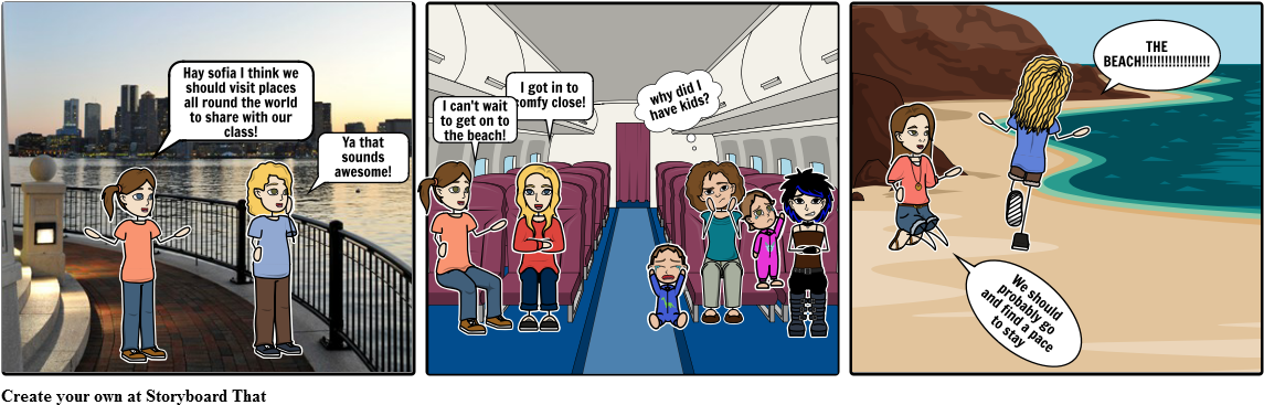 Around The World - Cartoon Clipart (1164x385), Png Download