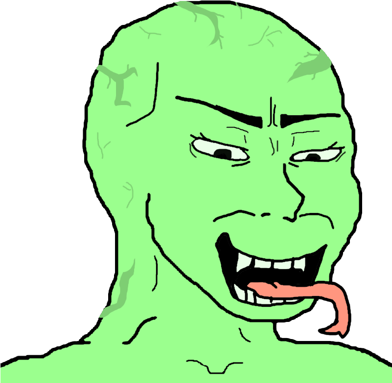 Green Wojak Png , Png Download - Green Wojak Png Clipart (801x784), Png Download