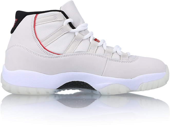 Air Jordan 11 Retro "platinum - Sneakers Clipart (662x503), Png Download