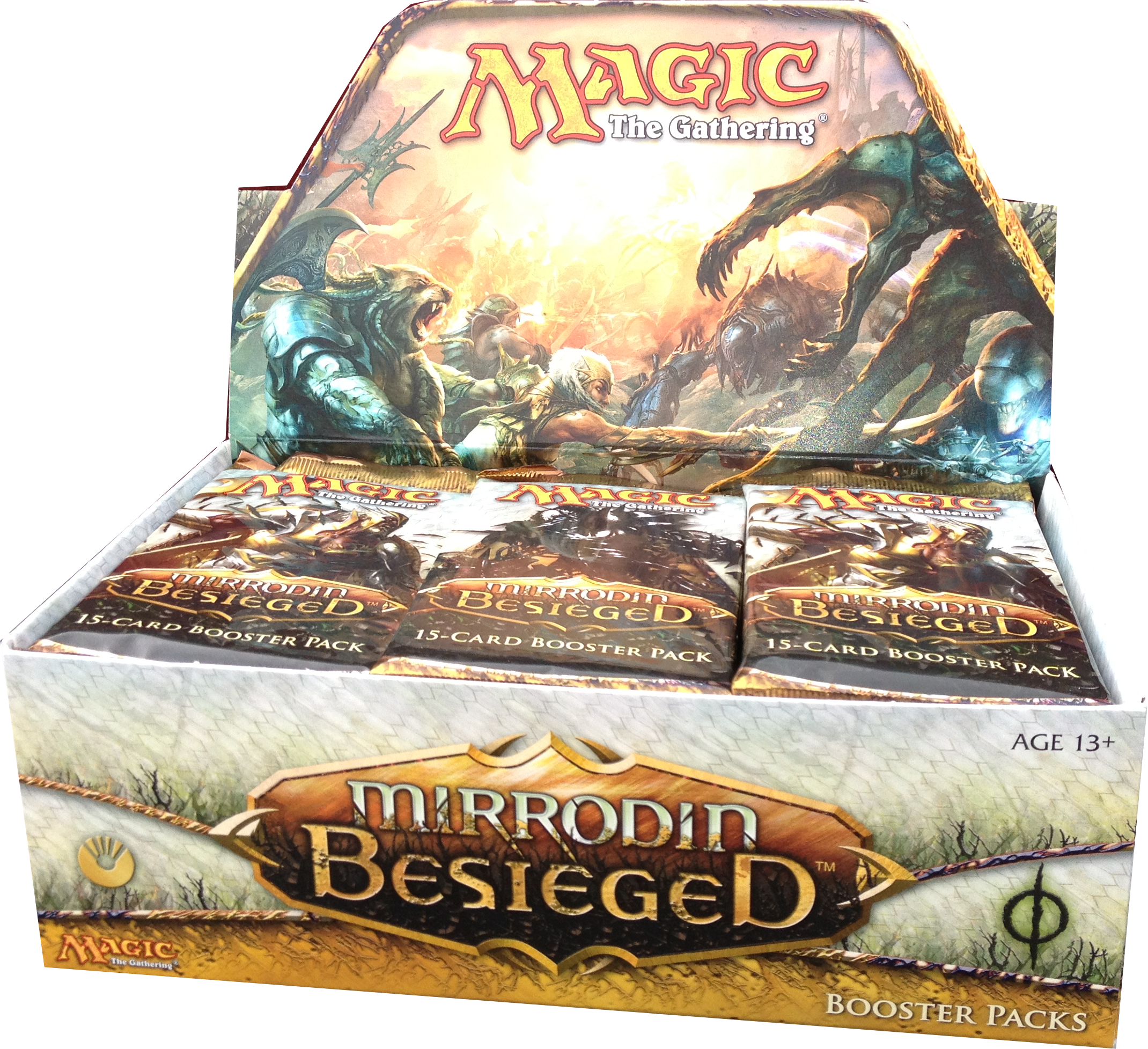 Mtg Mirrodin Besieged Booster Display Box - Pumpernickel Clipart (2140x1955), Png Download