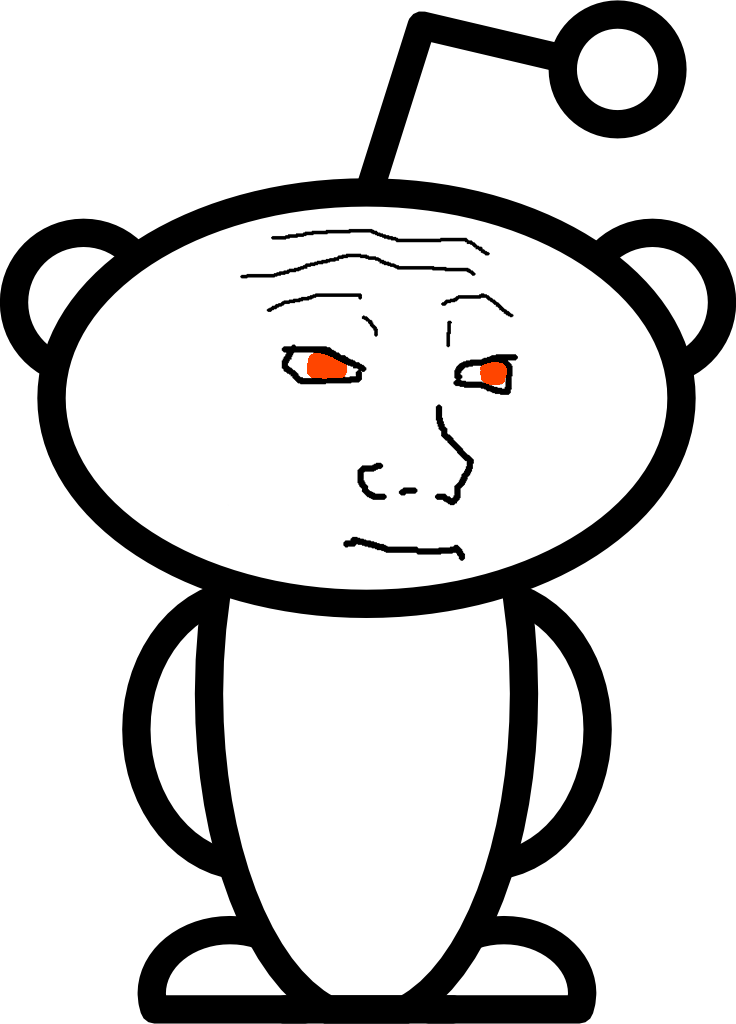 Reddit Alien Clipart (736x1024), Png Download