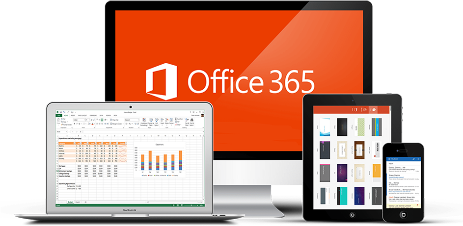 Microsoft Office Professional Plus - Office 365 Desktop Transparent Clipart (943x461), Png Download