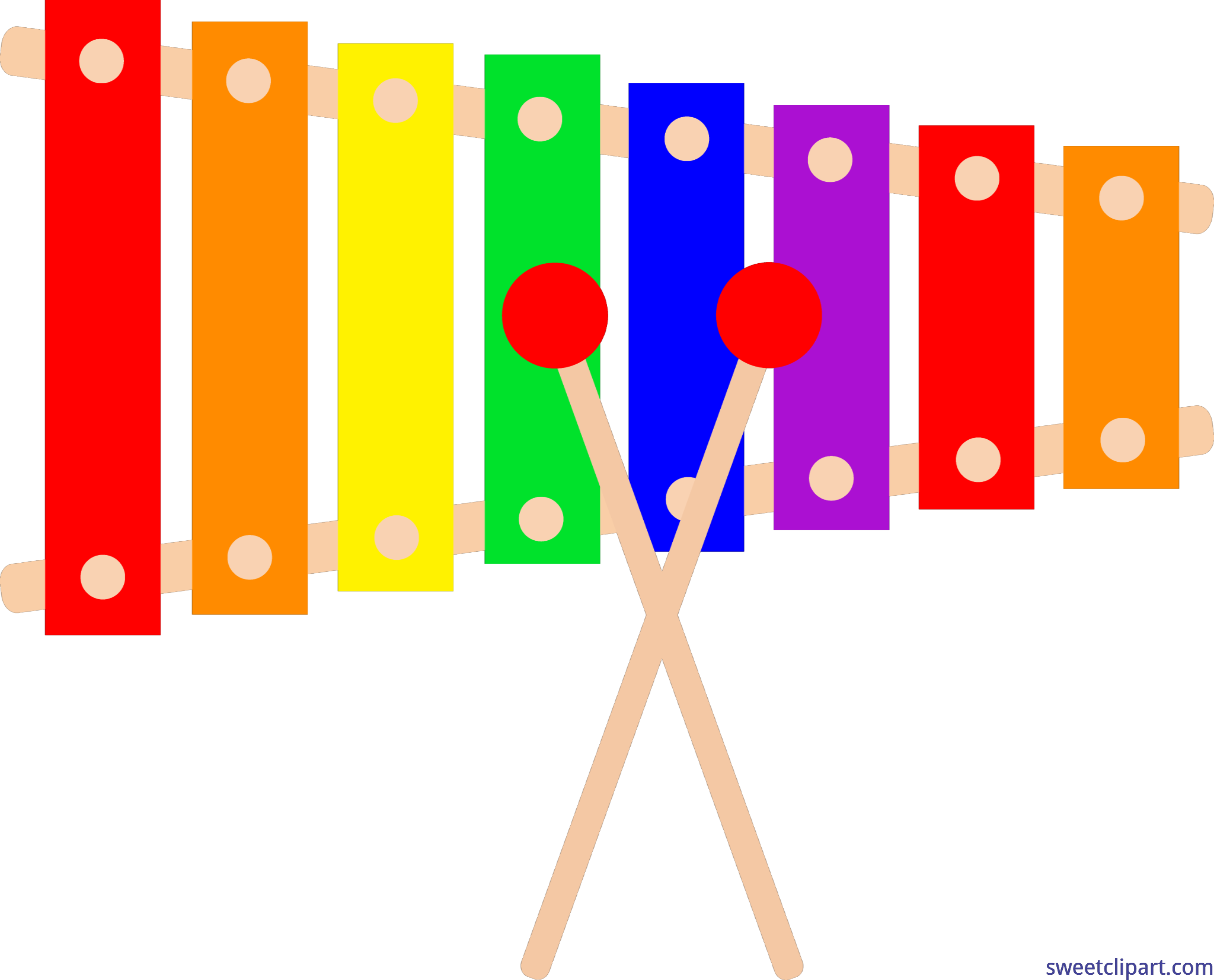 Xylophone Clipart Musical Instrument - Xylophone Clipart - Png Download (6729x5433), Png Download