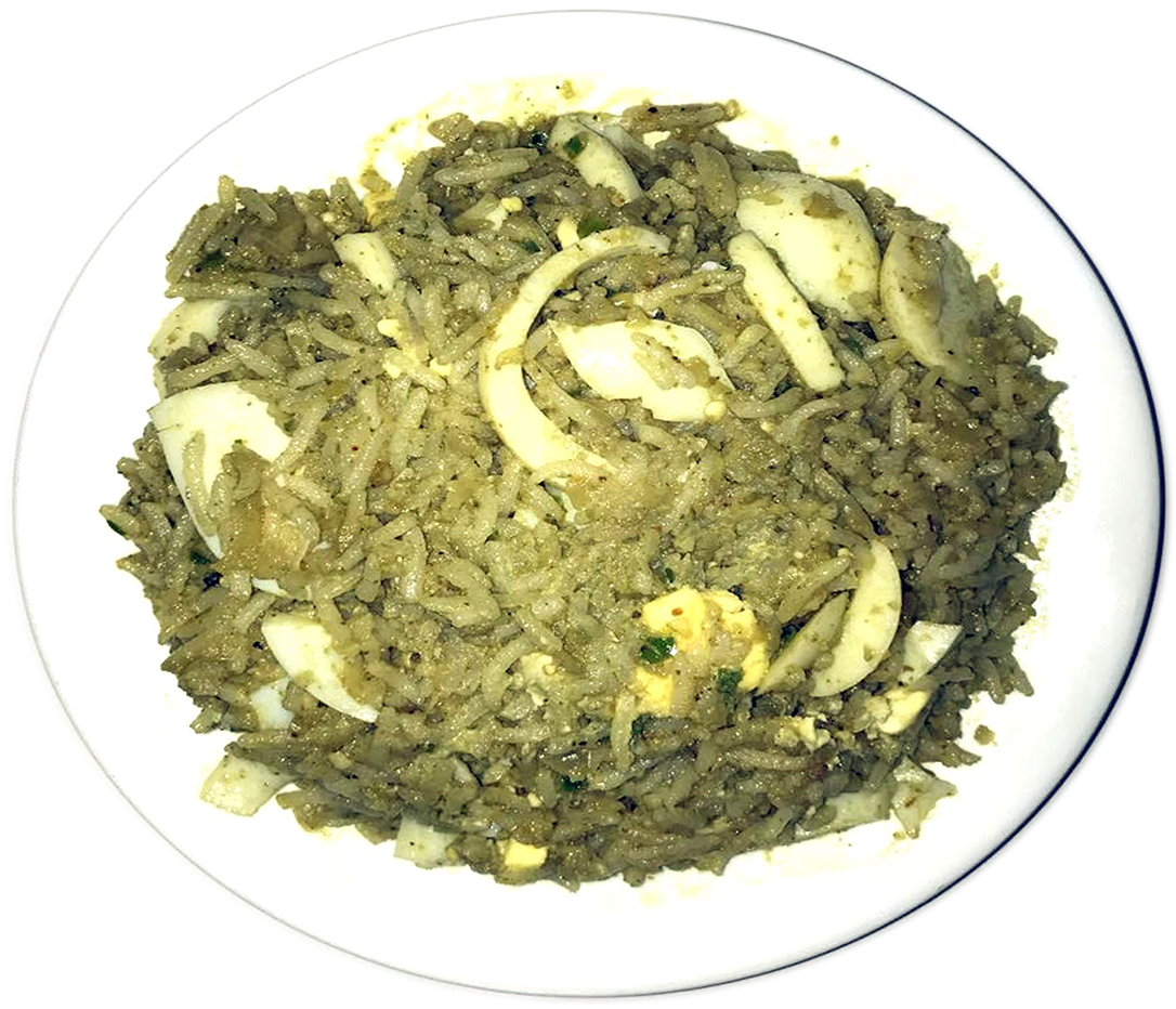 Green Pulav - Callaloo Clipart (1200x950), Png Download
