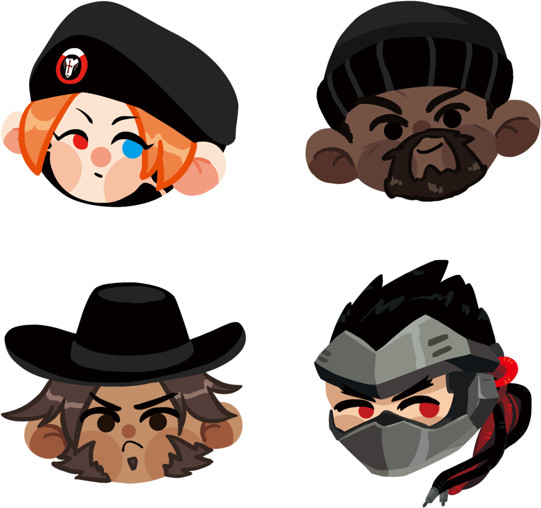 Blackwatch Team > - Cartoon Clipart (1280x1280), Png Download