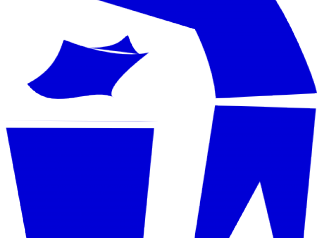 Dust In Dustbin Clipart (640x480), Png Download