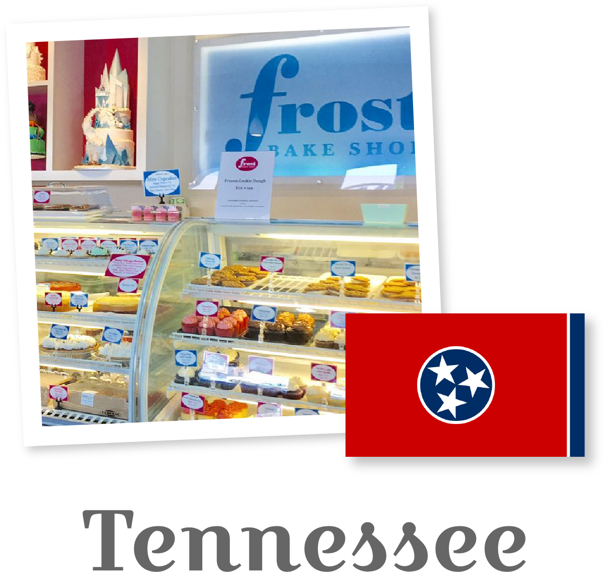Tennessee@2x Sam Campbell - Frost Bake Shop Clipart (1201x1201), Png Download
