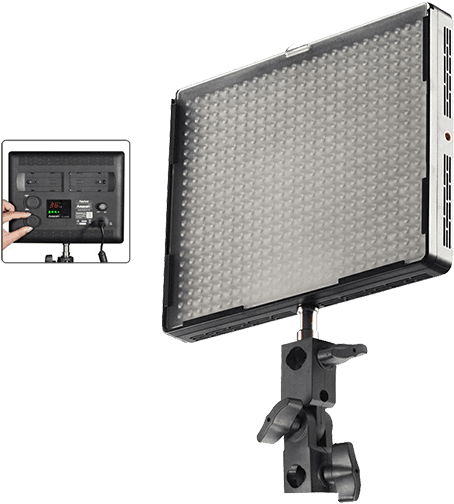 Aputure Led Al 528 Clipart (615x525), Png Download