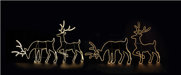 Silhouette Tapesil - Reindeer Clipart (600x600), Png Download